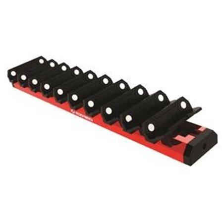 EAT-IN 10 Slot Red Magnetic Wrench Rack - Red EA2571724
